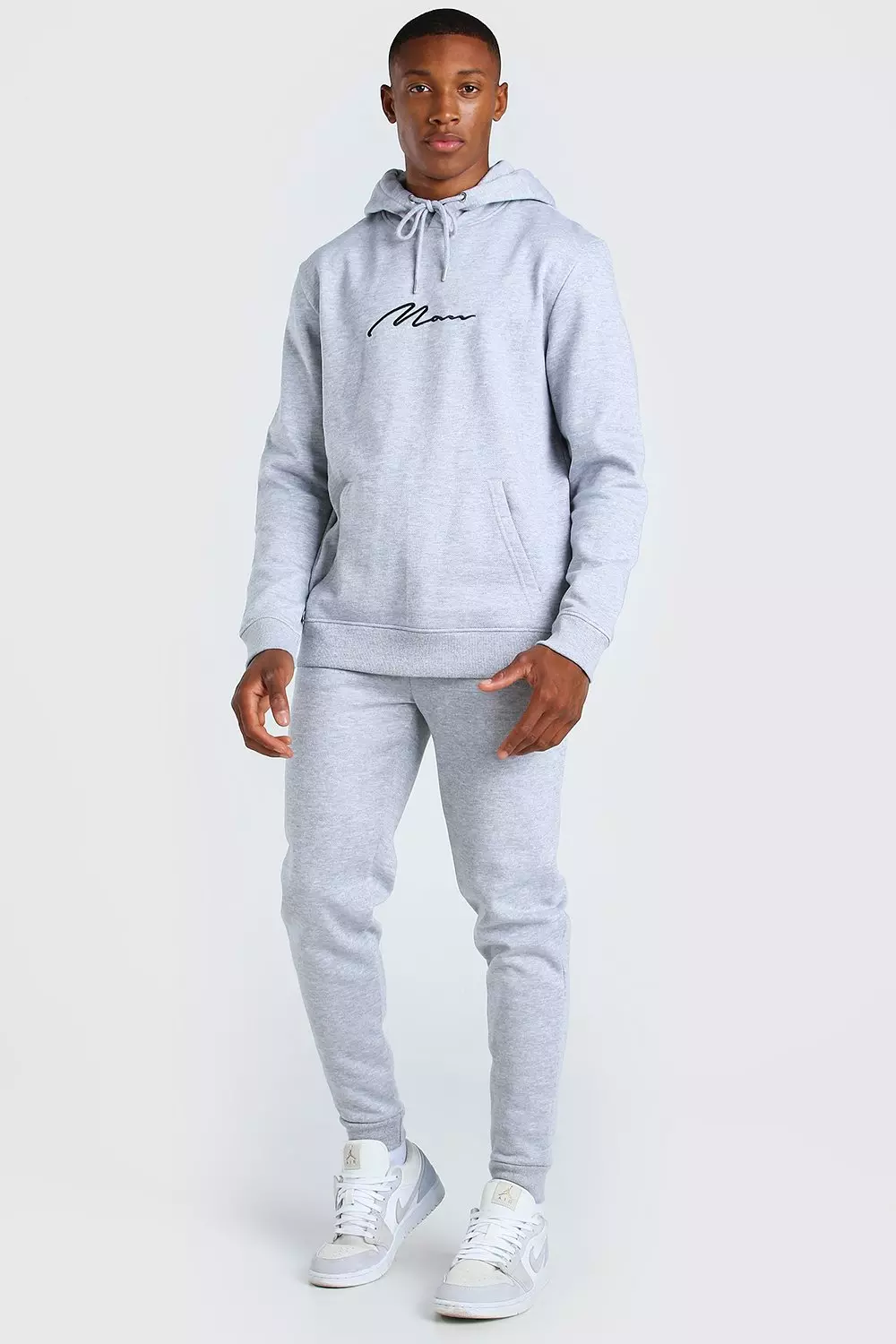 Boohoo man tracksuit store grey